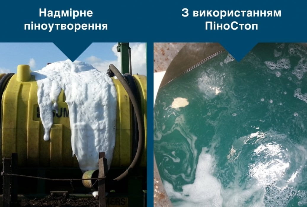 Дія піноагасника Пінфок